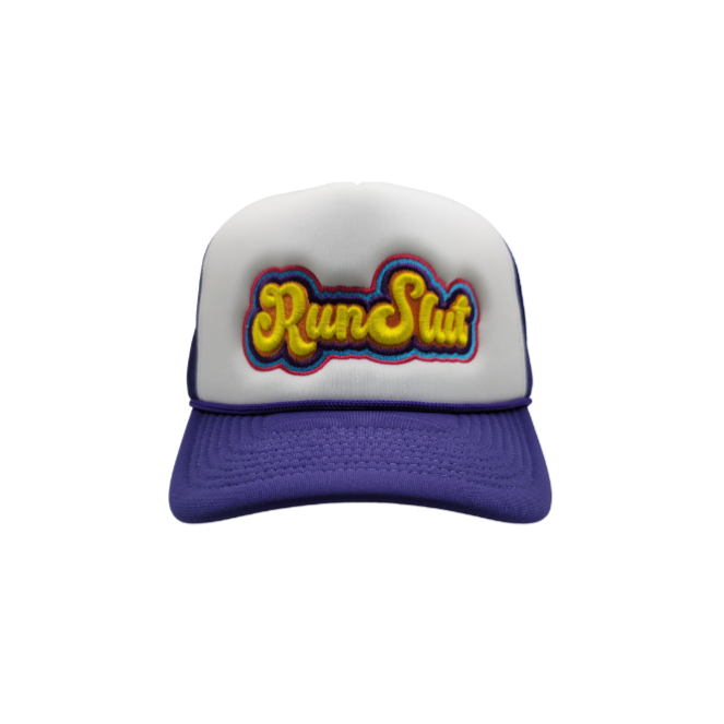 RunSlut Purple Trucker Hat
