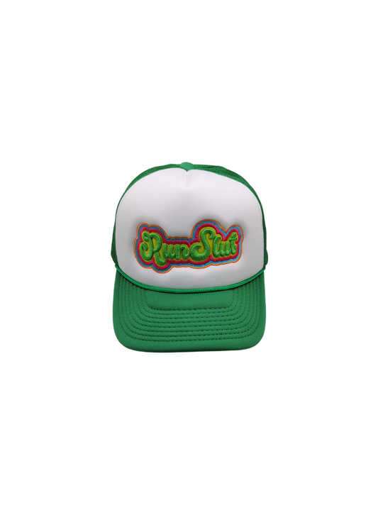 RunSlut Green Trucker Hat