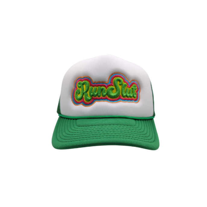 RunSlut Green Trucker Hat