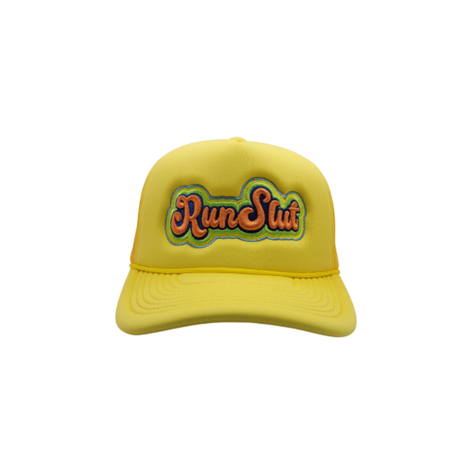 RunSlut Yellow Trucker Hat