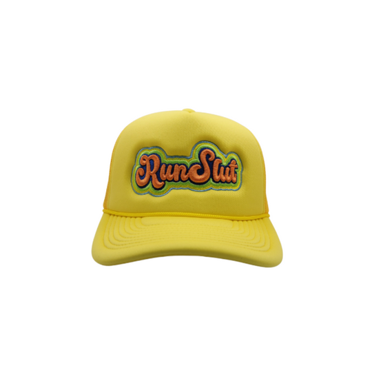 RunSlut Yellow Trucker Hat