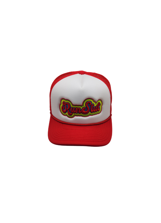 RunSlut Red Trucker Hat