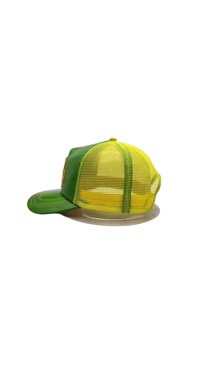 Couture Trucker Reflective Green Vinyl