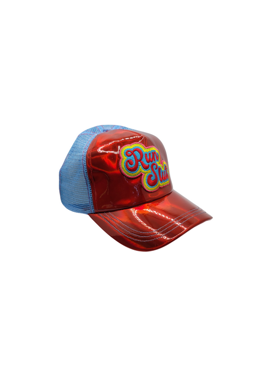 Couture Trucker Reflective Red Vinyl